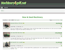 Tablet Screenshot of machinery4golf.net